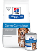 希爾思處方食品 Derm Complete 皮膚全能犬用濕糧與乾糧