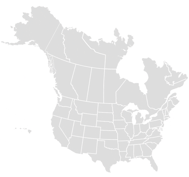 美國參與收容所地點地圖